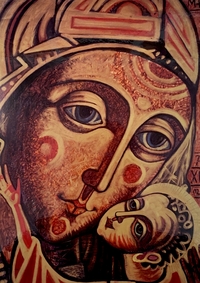 Unsere Dame (blau)…