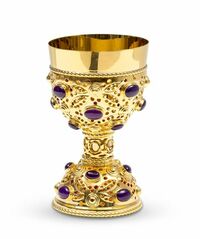 Verzierter Kelch Gold </span></p><p class="info">Ø14cm…
